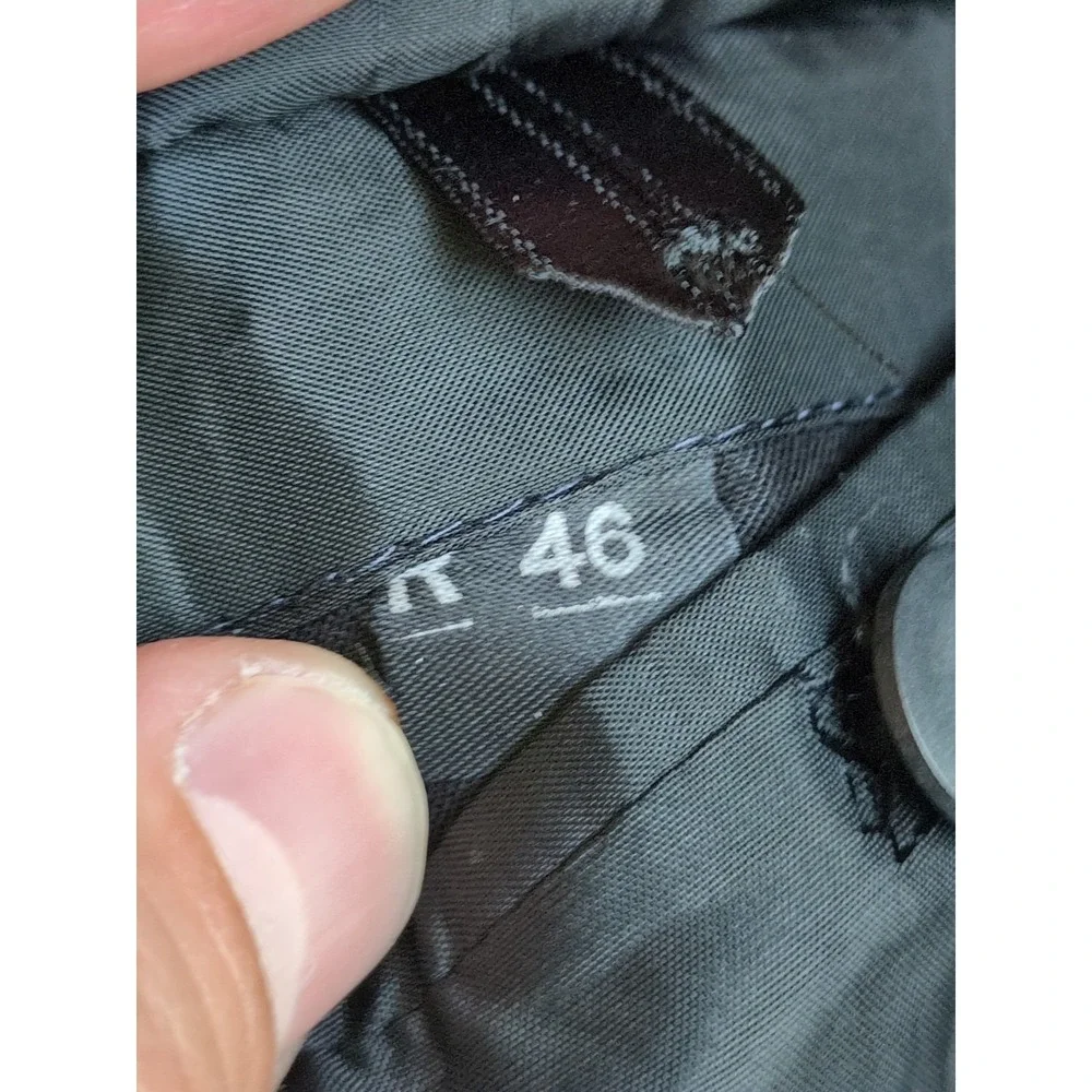 Yves Saint Laurent Double Breasted Tuxedo Blazer Sz 46 Reg Pour‎ Homme Black